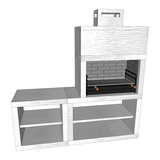 barbecue moderne avec evier av35m
