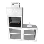 barbecue moderne avec evier av40m