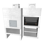 barbecue moderne avec four av90m