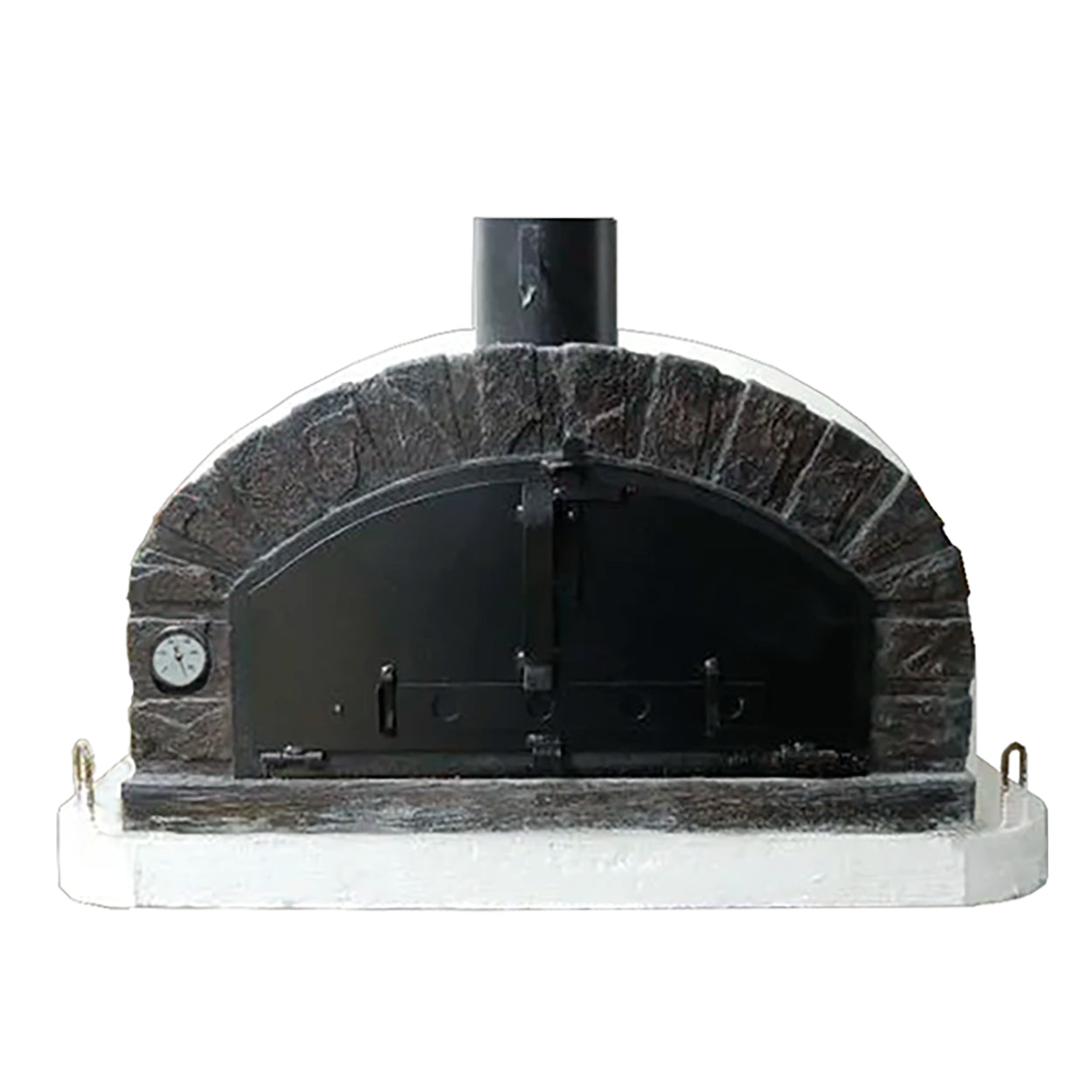 Four à pizza BRAZZA 120 cm – porte en acier noir