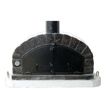 Four à pizza BRAZZA 120 cm – porte en acier noir