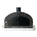 Four à pizza BRAZZA 120 cm – porte en acier noir