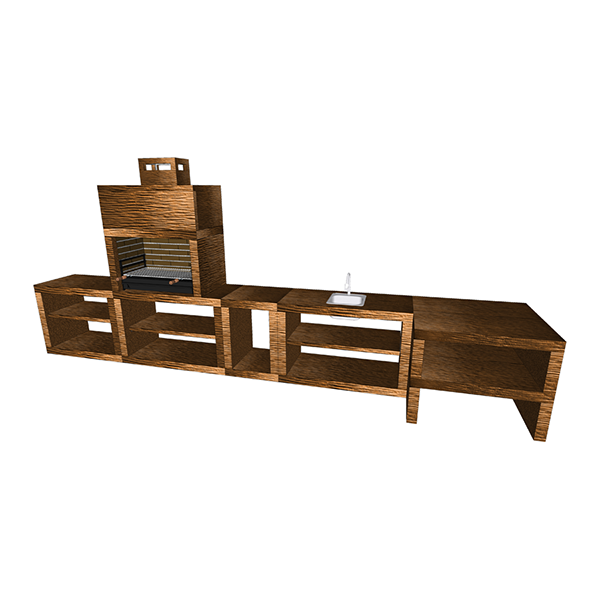 Barbecue Moderne avec Four MAXIMUS 100 cm AV110M