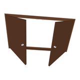 porte acier laque pour module 120 po120f