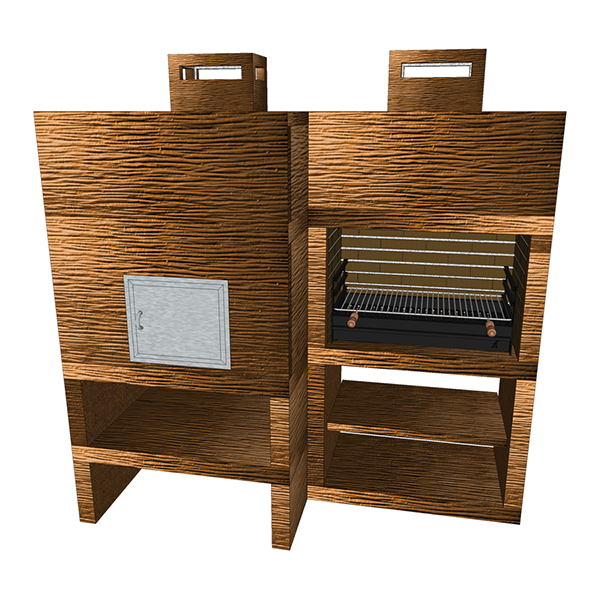 barbecue moderne avec four av90m