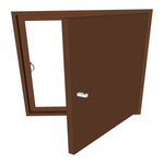 porte acier laque pour module 80 po80f