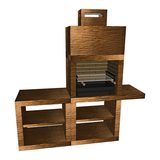 barbecue moderne avec evier av45m