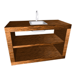 module de 120 pour barbecue moderne md120f