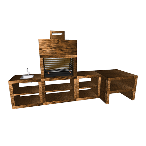 barbecue moderne avec maximus prime arena av115m