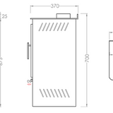 Poêle à bois Oliveirinha Diane PF50F