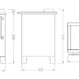 Cuisinière a bois traditionnel PLUS PF064F
