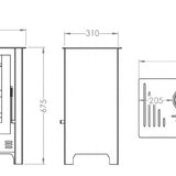 Poêle à bois sans ventilation LYS eco P0F60F