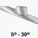 KIT tube INOX Isolée avec Solin pour MAXIMUS 70 AC180F