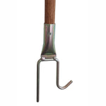 Pelle pour four à bois AC28F manche en bois vue de côté