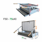 Nerezový otočný gril Weekend F50