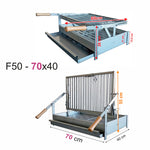 grilloir pivotant weekend en inox f50