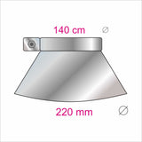 Kit Solin de Toit pour Fours en Briques AC99F