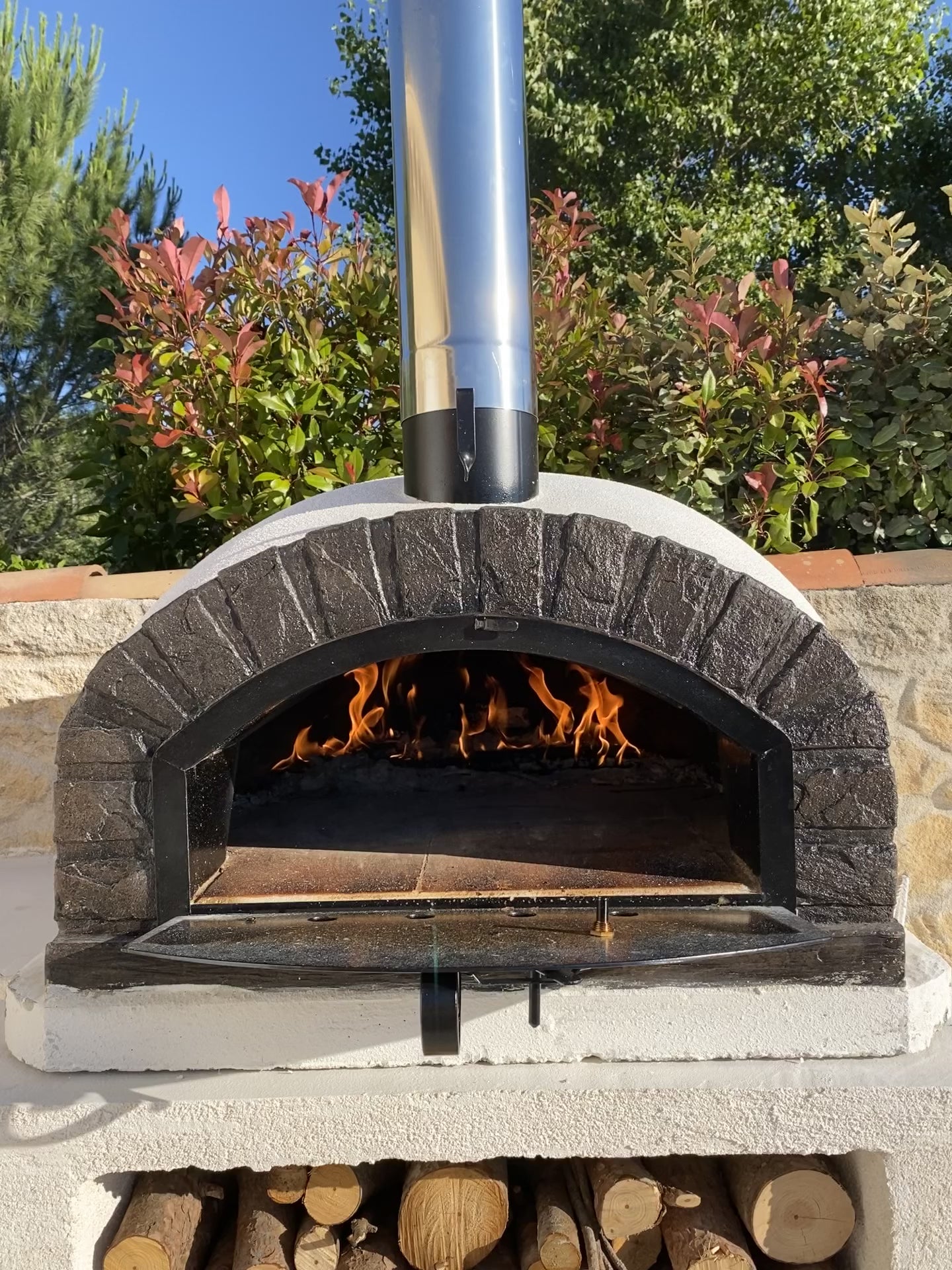 Four a pizza et pain bois BRAZZA
