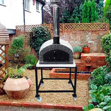 support chariot pour four a bois en brique