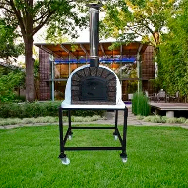 support chariot pour four a bois en brique