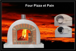 Picture of Four a Pizza Pain en refractaire - BRAGA 110cm