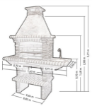 Picture of Barbecue en Pierre Reconstituée PR4030F