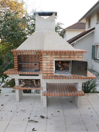 Image de Barbecue en brique avec four AV351F