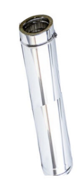 Picture of Cheminée INOX ISOLÉE 100cm AC53F