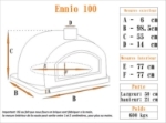 Picture of Four a pizza et pain du Portugal ENNIO 100cm