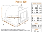 Picture of Four a Bois Portugais - PORTO 120 cm