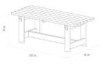 Picture of Table de Jardin COLLATION TO3001A