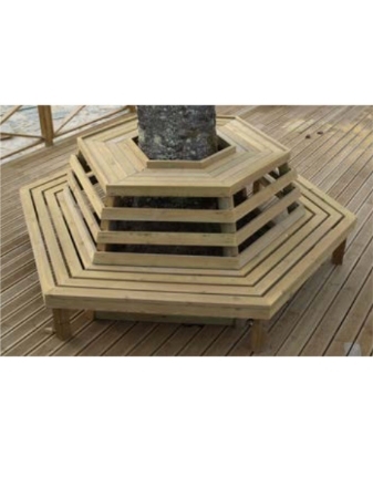 Image de Banc d'extérieur hexagonal  ARBRE TO3023A