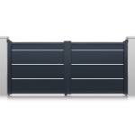 Picture of Portail battant en aluminium laque LISBOA PB002F