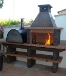 Picture of Barbecue avec four a bois MAXIMUS AV240F