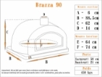 Picture of Four a pizza et pain bois BRAZZA 90 cm