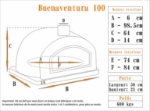 Picture of Four a pizza et pain BUENAVENTURA Noir 100cm