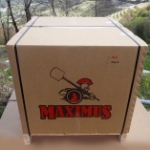 Picture of Four a Bois Maximus Noir avec Chariot Atlas