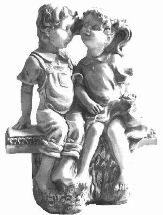 Image de Statue d'Enfants assis AR902E