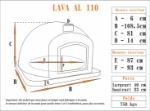 Picture of Four à pizza et pain de jardin LAVA AL 110cm
