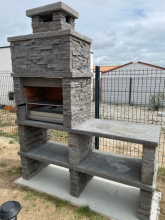 Image de Barbecue Pierre Reconstituee avec Evier AV270F