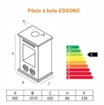 Picture of Poêle à bois ESSONE PF034F