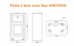 Picture of Poêle à bois avec Four AVEYRON PF037F