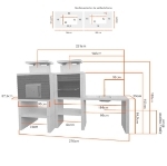 Picture of Barbecue Comtemporain avec Four et Évier CS6140F