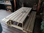 Picture of Table avec Bancs de Jardin TO3002A 