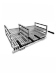 Picture of Grilloir double à encastrer en inox 88x44 AC43F