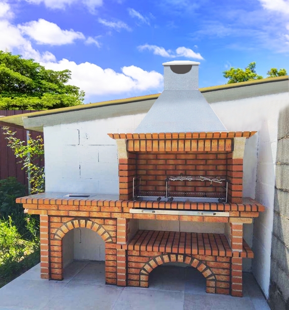 Picture of Barbecue Portugais en Brique avec évier CE3260F