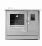 Picture of Cuisinière a bois INOX LA FONTAINE PF003F