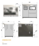 Picture of Cuisinière a bois avec bouilleur CAMUS PF006F