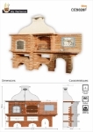 Picture of Four et Barbecue en Brique avec évier CE9020F