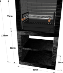 Picture of Barbecue contemporain pas cher AV08M